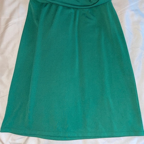 (NWT) ANN TAYLOR - forest green dress, knee length 👗 - Picture 3 of 8